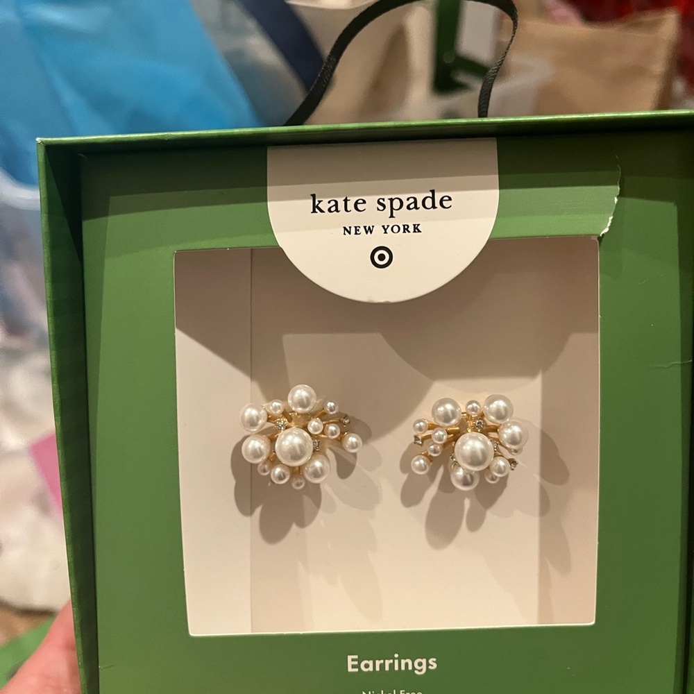 Kate Spade Pearl Cluster Earrings